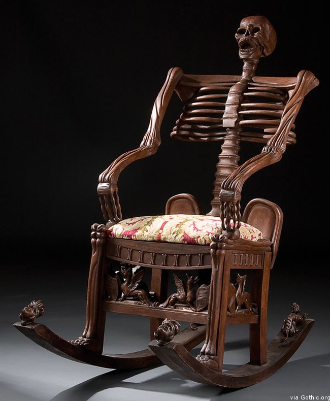 gothic rocking chair